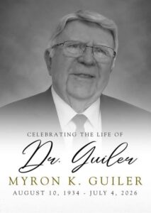 Read more about the article Dr. Myron Kenneth Guiler Obituary, President of Marietta Bible College and  a Faithful Servant of the Lord
